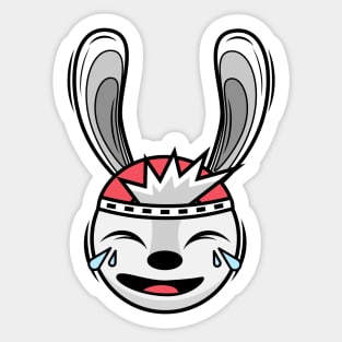 Laughing Jackrabbit Engarde Sticker